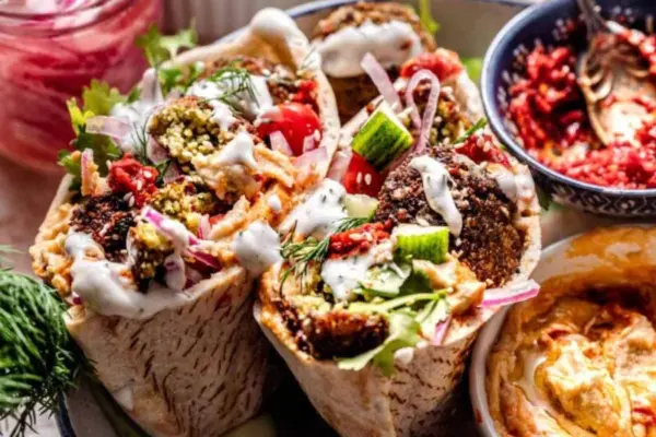 Crispy Falafel Wrap